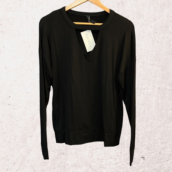 Bobi Black Fine-Knit Crew Neck Sweater - Picture 1 of 4